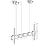 HAGOR PLD Single HD, Montaggio a soffitto Nero