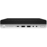 HP A204025, Mini-PC Nero/Argento