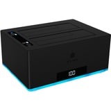 ICY BOX IB-127CL-U3 USB 3.2 Gen 1 (3.1 Gen 1) Type-B Nero HDD, SATA, Seriale ATA II, Serial ATA III, 2.5,3.5", 18 TB, USB 3.2 Gen 1 (3.1 Gen 1) Type-B, 5 Gbit/s