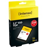 Intenso Top 2.5" 256 GB Serial ATA III MLC Nero, 256 GB, 2.5", 520 MB/s, 6 Gbit/s, Bulk