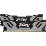 Kingston FURY FURY 64GB 6400MT/s DDR5 CL32 DIMM (Kit da 2) Renegade Silver XMP, Memoria Nero, 64 GB, 2 x 32 GB, DDR5, 288-pin DIMM