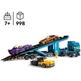 LEGO City Camion trasportatore con auto sportive, Giochi di costruzione Set da costruzione, 7 anno/i, Plastica, 998 pz, 1,58 kg