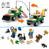 LEGO City Missioni di salvataggio animale Set da costruzione, 6 anno/i, Plastica, 246 pz, 427 g