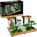 LEGO ICONS Il giardino della fontana, Giochi di costruzione Set da costruzione, 18 anno/i, Plastica, 1302 pz, 1,38 kg
