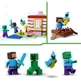 LEGO Minecraft 21275 Casa nella Giungla Esplosiva con Funzione TNT, Barca Giocattolo e 3 Personaggi, Regalo per Bambini 8+, Giochi di costruzione Barca Giocattolo e 3 Personaggi, Regalo per Bambini 8+, Set da costruzione, 8 anno/i, Plastica, 287 pz, 494 g