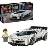 LEGO Speed Champions 77240 Hyper Sports Car Bugatti Centodieci, Modello di Auto con Minifigure, Macchina Giocattolo, Regalo9+, Giochi di costruzione Modello di Auto con Minifigure, Macchina Giocattolo, Regalo9+, Set da costruzione, 9 anno/i, Plastica, 291 pz, 338 g