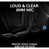 Logitech G935 Cuffia Padiglione auricolare Connettore 3.5 mm Micro-USB Nero, Blu, Cuffia da gioco Nero, Cuffia, Padiglione auricolare, Giocare, Nero, Blu, Stereofonico, Unità di controllo esterna