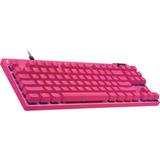 Logitech G Pro X TKL Rapid, Tastiera da gioco fucsia