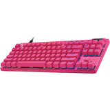Logitech G Pro X TKL Rapid, Tastiera da gioco fucsia