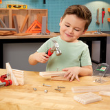 MGA Entertainment Little Tikes Creative Construction - Set martello e chiodi, I ragazzi di attrezzo 