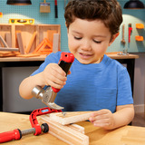 MGA Entertainment Little Tikes Creative Construction - Set martello e chiodi, I ragazzi di attrezzo 