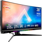 MSI Optix Plus MEG381CQRDE 95,2 cm (37.5") 3840 x 1600 Pixel Wide Quad HD LED Nero, Monitor di gioco Nero, 95,2 cm (37.5"), 3840 x 1600 Pixel, Wide Quad HD, LED, 1 ms, Nero