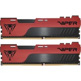 Patriot Viper Elite PVE2416G360C0K memoria 16 GB 2 x 8 GB DDR4 3600 MHz rosso/Nero, 16 GB, 2 x 8 GB, DDR4, 3600 MHz, 288-pin DIMM