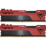 Patriot Viper Elite PVE2416G360C0K memoria 16 GB 2 x 8 GB DDR4 3600 MHz rosso/Nero, 16 GB, 2 x 8 GB, DDR4, 3600 MHz, 288-pin DIMM