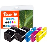 Peach PI300-768 cartuccia d'inchiostro 5 pz Compatibile Resa elevata (XL) Nero, Ciano, Magenta, Giallo Resa elevata (XL), 28 ml, 12 ml, 1120 pagine, 5 pz, Confezione multipla