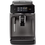 Philips 2200 series 2 bevande, macchina da caffè automatica, 1,8L, macine 100% ceramica EP2224/10 grigio scuro, macchina da caffè automatica, 1,8L, macine 100% ceramica EP2224/10, Macchina per espresso, 1,8 L, Chicchi di caffè, Macinatore integrato, 1500 W, Antracite