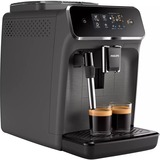 Philips 2200 series 2 bevande, macchina da caffè automatica, 1,8L, macine 100% ceramica EP2224/10, Macchina automatica grigio scuro, macchina da caffè automatica, 1,8L, macine 100% ceramica EP2224/10, Macchina per espresso, 1,8 L, Chicchi di caffè, Macinatore integrato, 1500 W, Antracite