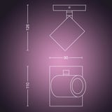 Philips Hue 929003808301 Soluzioni di illuminazione intelligenti, Luce LED bianco, Philips Hue 929003808301, Faretto luminoso intelligente, Bluetooth, Bianco, LED, Metallo, GU10