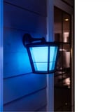 Philips White & Color Ambiance Econic Outdoor applique da parete sospesa, Luce LED Nero