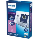 Philips s-bag Sacchetti per aspirapolvere FC8027/01 Sacchetto per la polvere, Sintetico, 5 L, 3 pz, Svezia, S-bag