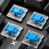 Sharkoon PureWriter RGB tastiera USB AZERTY Francese Nero, Tastiera da gioco Nero, USB, Interruttore a chiave meccanica, AZERTY, LED RGB, Nero