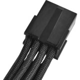 SilverStone 0.25m, 8p/PCI-E 8pin(6+2) 0,25 m Nero, 8p/PCI-E 8pin(6+2), 0,25 m, PCI-E (6+2 pin), Maschio, Maschio, Dritto, Dritto