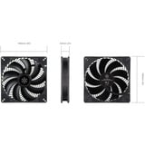 SilverStone SST-AP184i-PRO 180x180x32, Ventola Nero