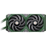 Thermaltake CL-W319-PL12RG-A sistema di raffreddamento per computer Processore Raffreddatore di liquidi tutto in uno 12 cm Verde 1 pz, Raffreddamento ad acqua verde, Raffreddatore di liquidi tutto in uno, 12 cm, 500 Giri/min, 2000 Giri/min, 22,3 dB, Verde