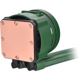 Thermaltake CL-W319-PL12RG-A sistema di raffreddamento per computer Processore Raffreddatore di liquidi tutto in uno 12 cm Verde 1 pz, Raffreddamento ad acqua verde, Raffreddatore di liquidi tutto in uno, 12 cm, 500 Giri/min, 2000 Giri/min, 22,3 dB, Verde