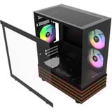 Thermaltake View 170 WS ARGB, Chassis Tower Nero/legno
