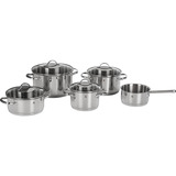WMF Provence Plus 0721556380 set di pentole 9 pz accaio, Set di bollitura, Acciaio inox, Acciaio inox, Acciaio inox, Acciaio inox, Acciaio inox