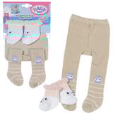 ZAPF Creation BABY born Tights & Socks Sheep 2ass.43cm, Accessori della bambola BABY born Tights & Socks Sheep 2ass.43cm, Collant per bambola, 3 anno/i