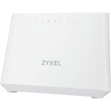 Zyxel DX3301-T0 router wireless Gigabit Ethernet Dual-band (2.4 GHz/5 GHz) Bianco Wi-Fi 6 (802.11ax), Dual-band (2.4 GHz/5 GHz), Collegamento ethernet LAN, ADSL, Bianco, Router da tavolo