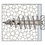 fischer FID II Plus, 570349, Tassello bianco