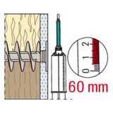 fischer FID II Plus, 570349, Tassello bianco