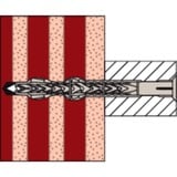 fischer Tassello a gambo lungo SXRL 8x120 T grigio chiaro