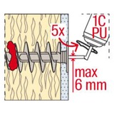 fischer Tassello per isolamento FID II Plus 80mm bianco