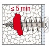 fischer Tassello per isolamento FID II Plus 80mm bianco