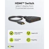 goobay 58487, Switch HDMI Nero
