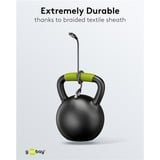 goobay Cavo Ethernet USB-C 3.2 Gen2 connettore > connettore RJ-45, Scheda di rete Nero/Argento