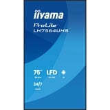 iiyama LH7564UHS-B1AG, Public Display Nero (opaco)