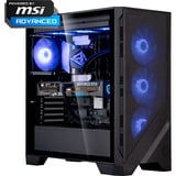 ALTERNATE Serie PC Personalizzata • Blue Lucky Elements, PC Gaming Nero