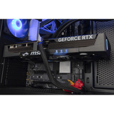 ALTERNATE Serie PC Personalizzata • Blue Lucky Elements, PC Gaming Nero