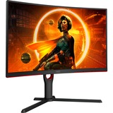 AOC CQ27G3SU/BK Monitor PC 68,6 cm (27") 2560 x 1440 Pixel Quad HD LED Nero, Rosso, Monitor di gioco Nero/Rosso, 68,6 cm (27"), 2560 x 1440 Pixel, Quad HD, LED, 4 ms, Nero, Rosso