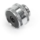 Alphacool Valvola di pressione ES G1/4" maschio, Connessione cromo/Nero