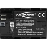 Ansmann A-Can LP E 6 Ioni di Litio 1400 mAh 1400 mAh, 7,4 V, Ioni di Litio