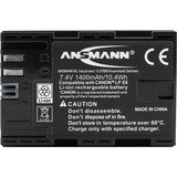 Ansmann A-Can LP E 6 Ioni di Litio 1400 mAh, Batteria fotocamera 1400 mAh, 7,4 V, Ioni di Litio