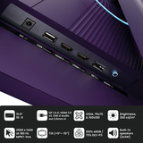 Arozzi Nova 32T2K180, Monitor di gioco viola