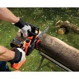 BLACK+DECKER Motosega a batteria GKC1825LB, 18 Volt, Sega a catena arancione /Nero, ( SENZA CARICABATTERIE E BATTERIA )