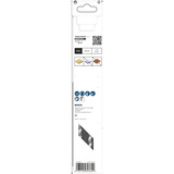 Bosch 2608667396 Lama per seghetto alternativo Acciaio al carbonio (HCS) 3 pz, Lama per sega Lama per seghetto alternativo, Pannello in fibra, Acciaio al carbonio (HCS), 1,2 cm, 25 cm, 3 pz
